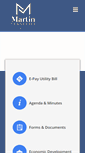 Mobile Screenshot of cityofmartin.net